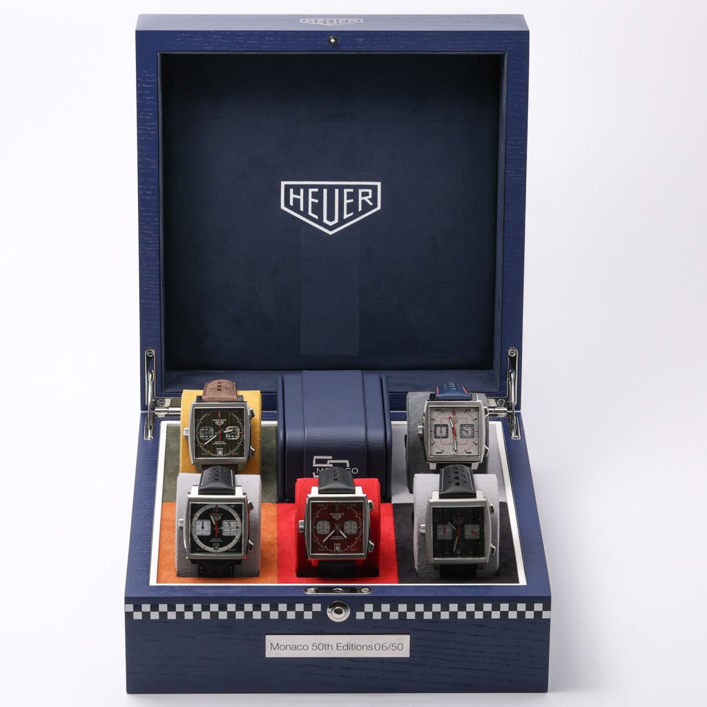 Tag Heuer MONACO LIMITED EDITION 50TH ANNIVERSARY BOX SET